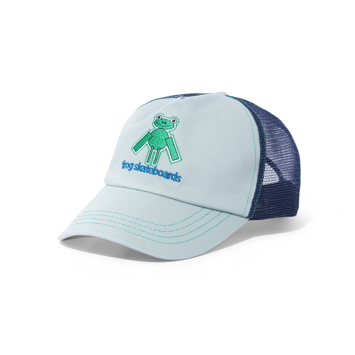 Perfect Frog Trucker Cap, Grey / Navy