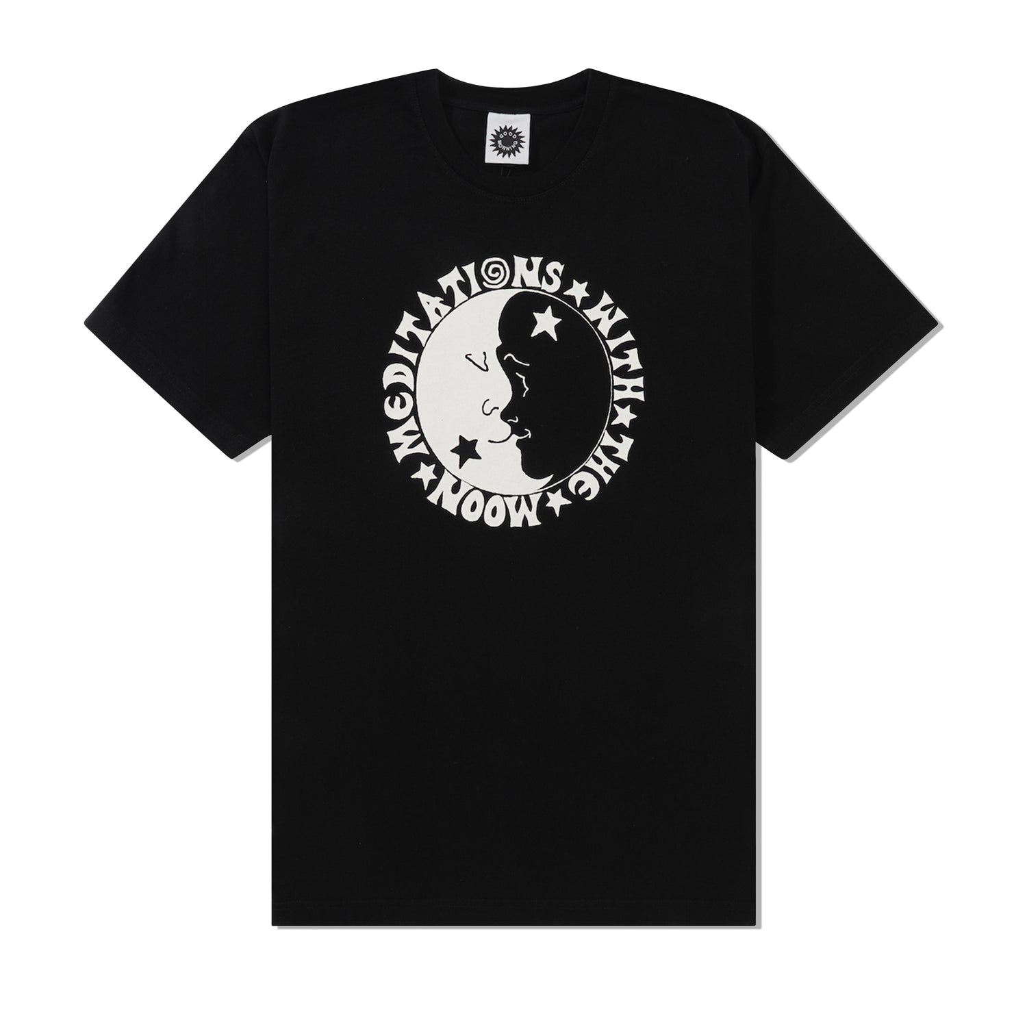 Moon Meditations Tee, Acid Black