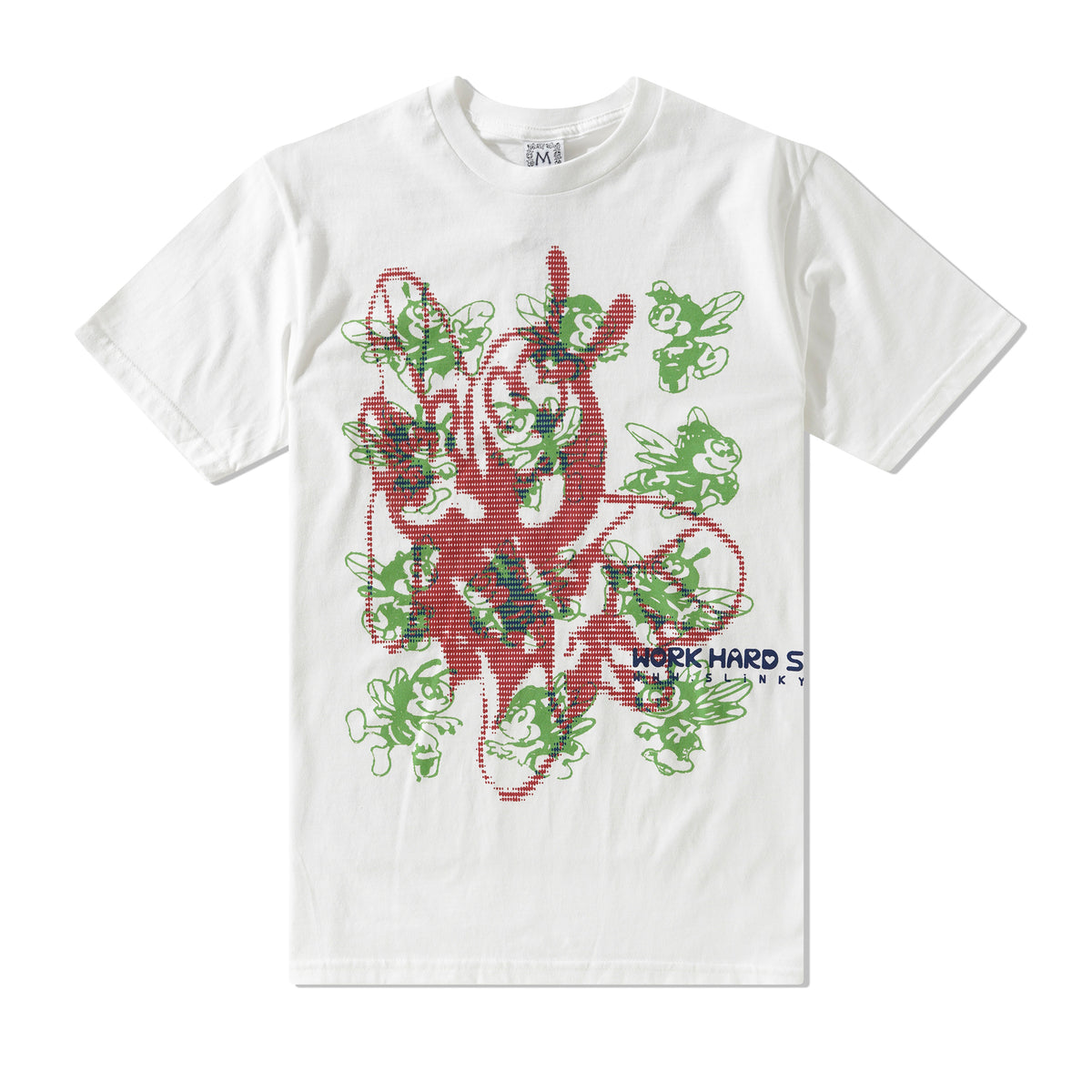 Work Hard Sting Sweet Tee, White