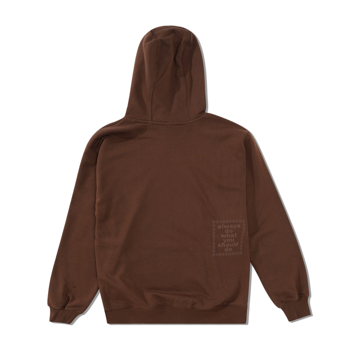 Scribble @Sun Pullover Hood, Brown