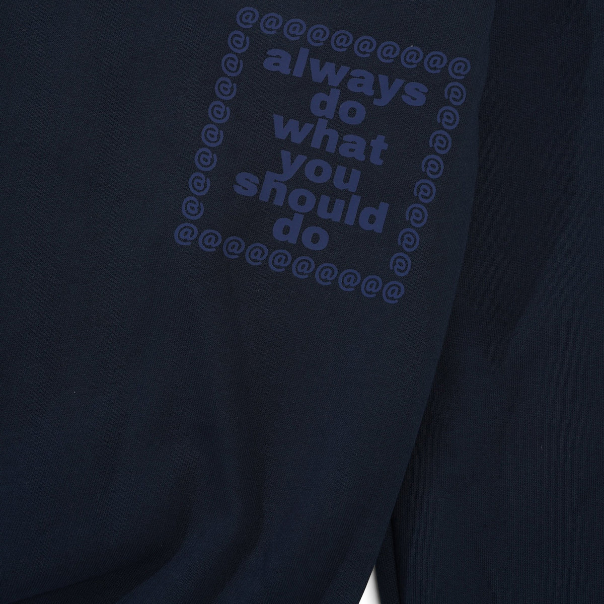 Scribble @Sun Pullover Hood, Navy