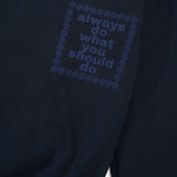 Scribble @Sun Pullover Hood, Navy