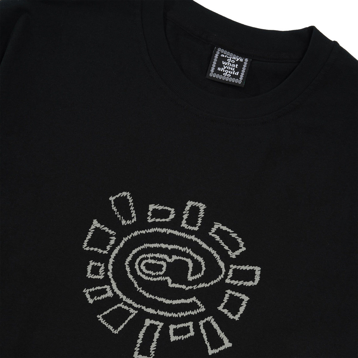 Sketchy @Sun Tee, Black