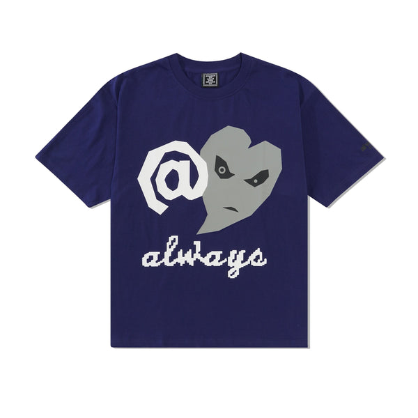 Always Do What You Should Do Love Is Hard Tee, Navy