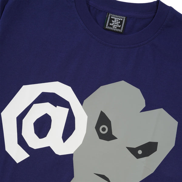Always Do What You Should Do Love Is Hard Tee, Navy