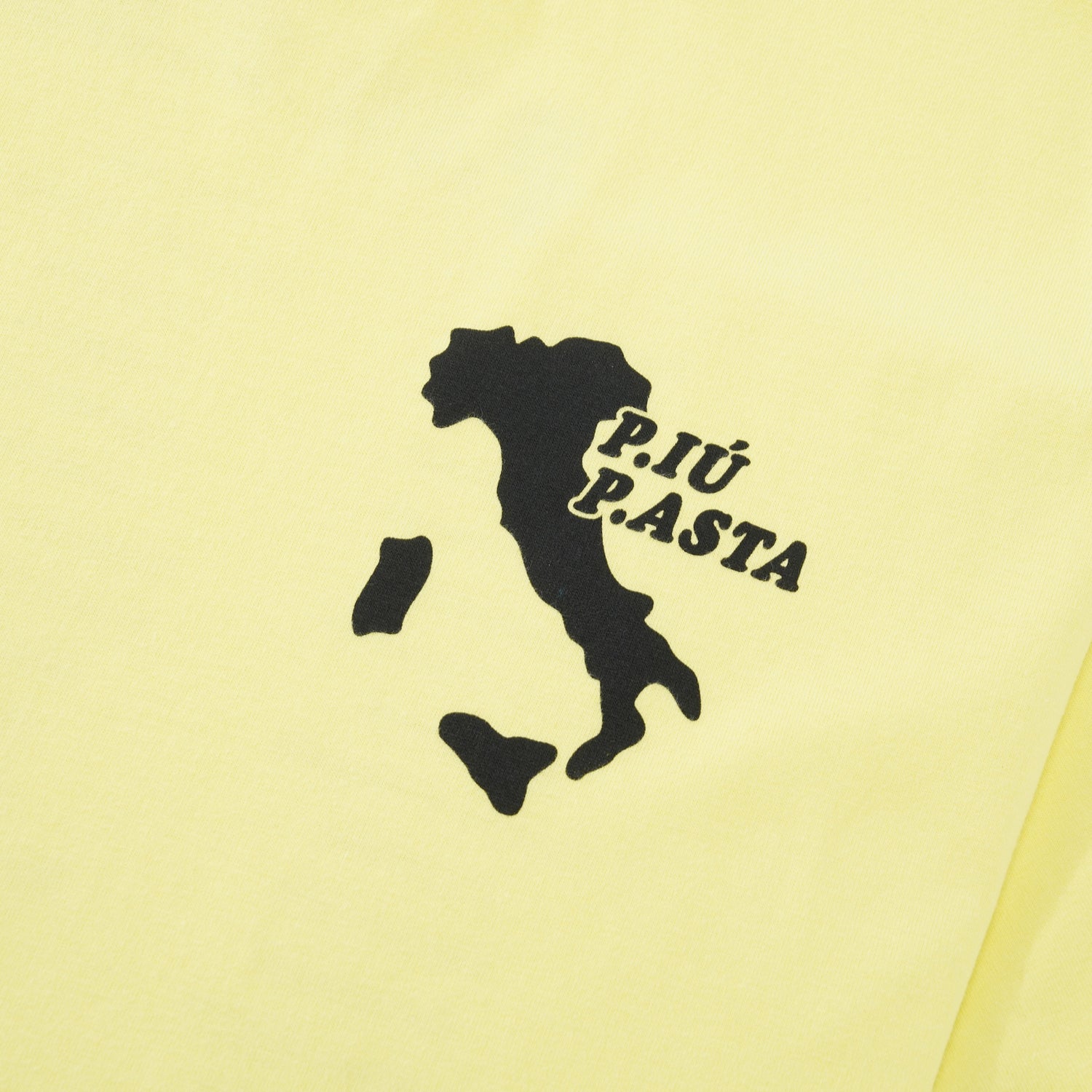 P.iu P.asta Tee, Stonewashed Yellow