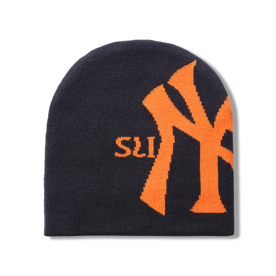 NY Reversible Beanie, Navy