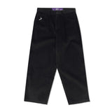 Relaxed Thick Corduroy Pants, Black