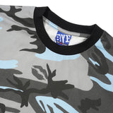 Camo Tee, Blue