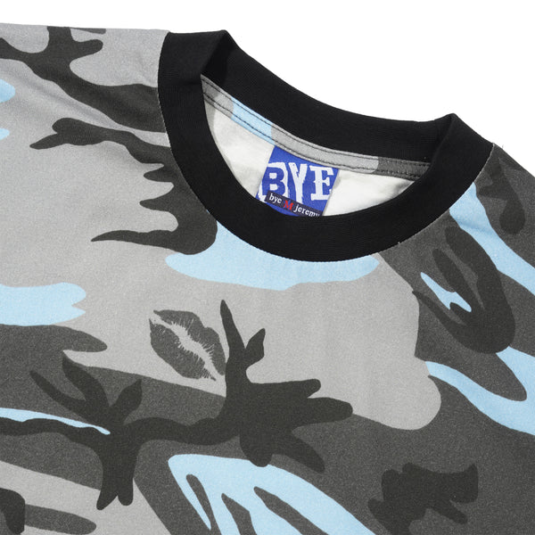 Bye Jeremy Camo Tee, Blue