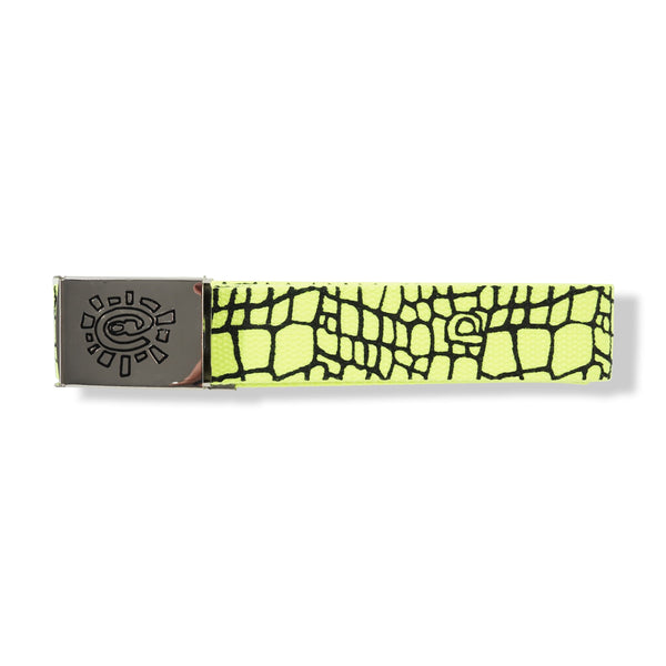 Always Do What You Should Do Croc Belt, Green
