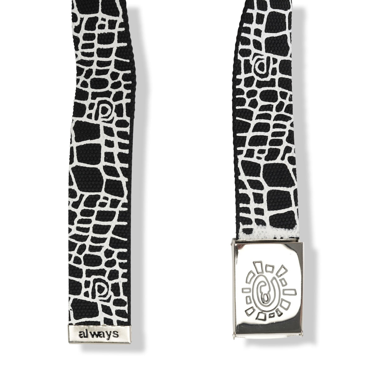 Croc Belt, Black