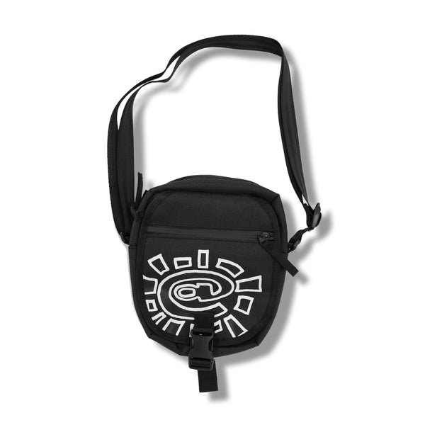 Always Do What You Should Do Side Trapper Bag, Black