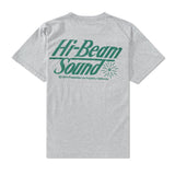 Hi-Beam Sound Tee, Light Heather