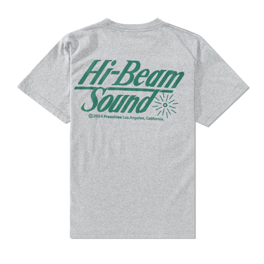 Hi-Beam Sound Tee, Light Heather