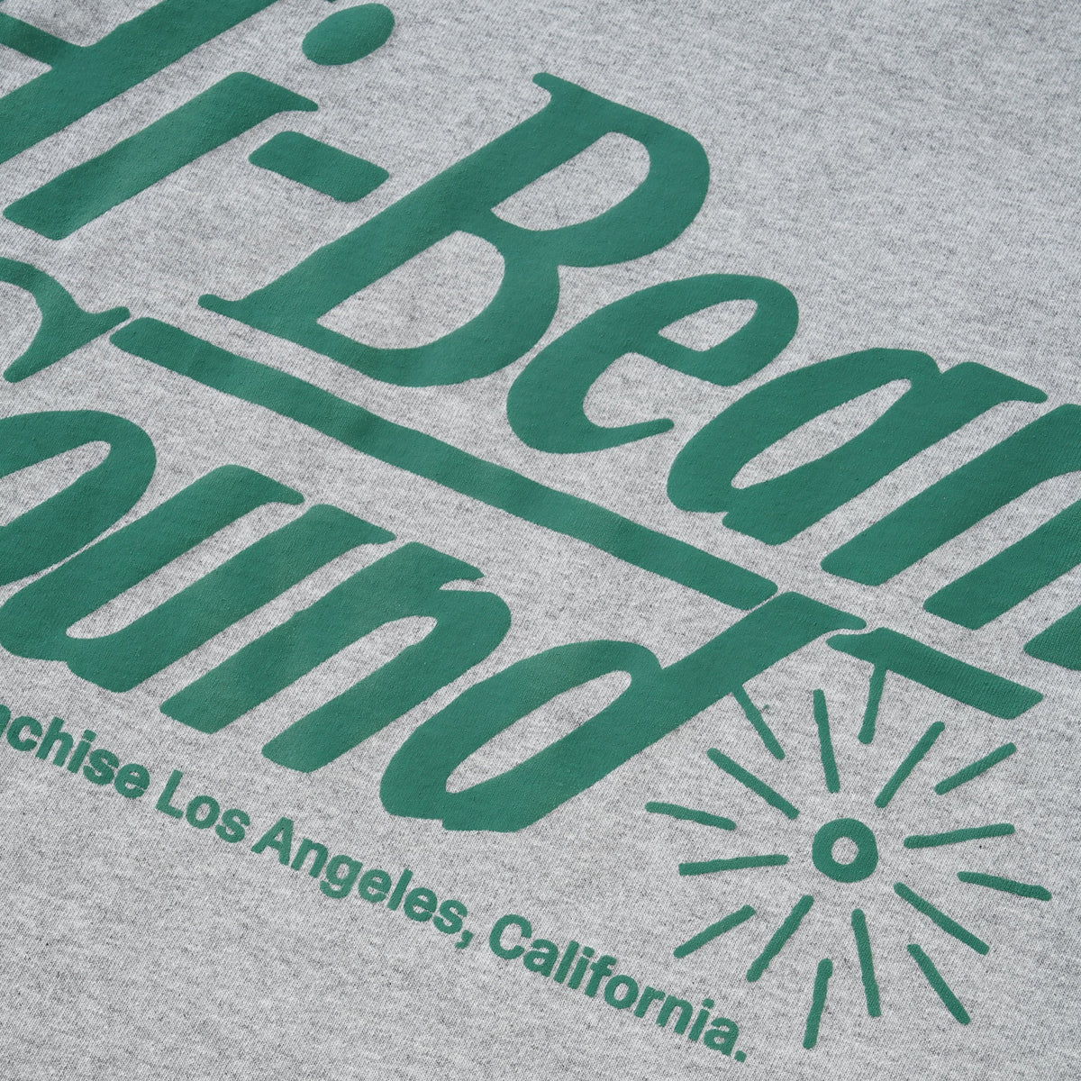 Hi-Beam Sound Tee, Light Heather