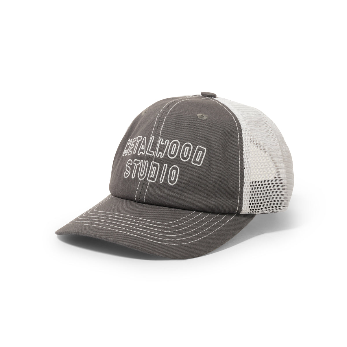 Cutie Six Panel Trucker Hat, Navy