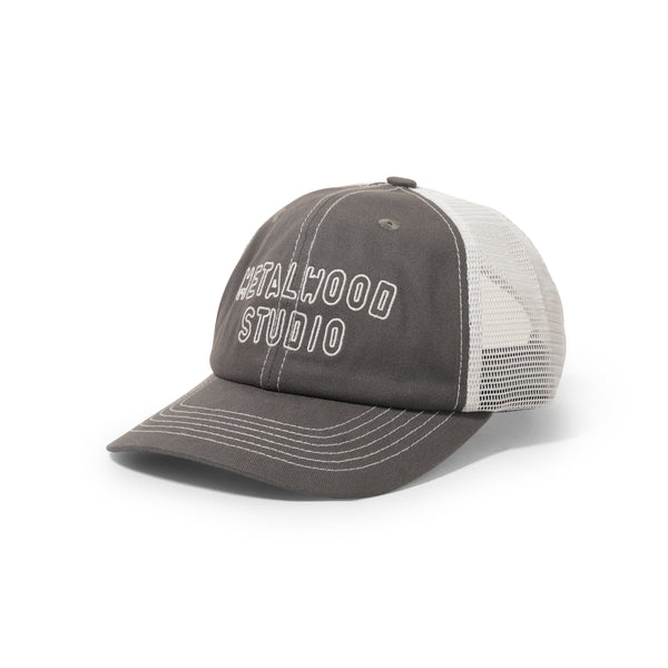 Metalwood Cutie Six Panel Trucker Hat, Navy