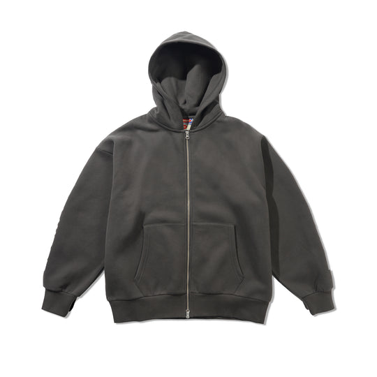 Moto Zip-Thru Sweatshirt, Tar