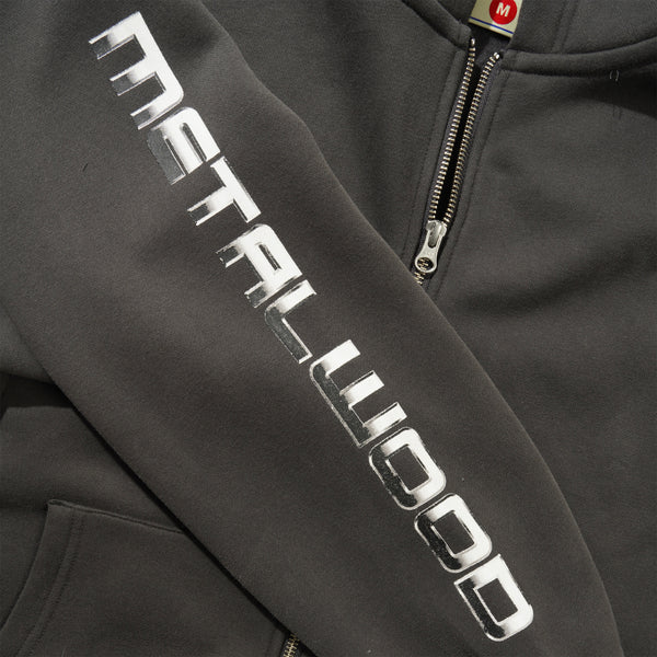 Metalwood Moto Zip-Thru Sweatshirt, Tar