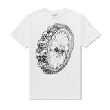 Deathwheel Tee, White