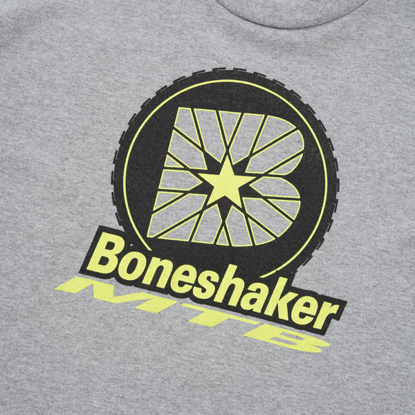 BoneshakerMTB B-Wheel Tee, Neon / Grey