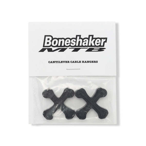 BoneshakerMTB Crossbones Cable Hangers, Black