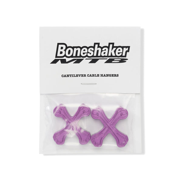 BoneshakerMTB Crossbones Cable Hangers, Purple