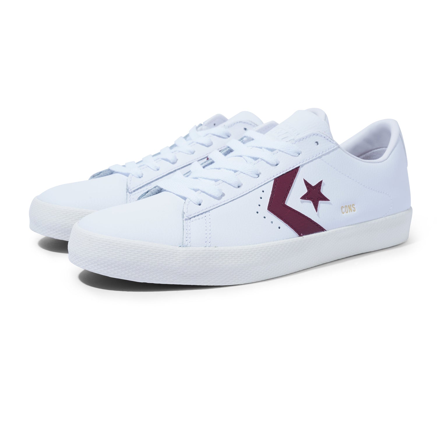 Vulc Pro Low, White / Deep Bordeaux / Egret