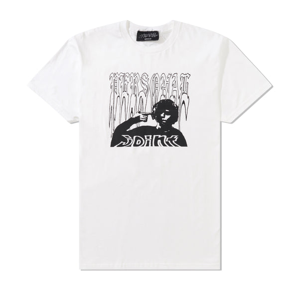 Personal Use Ur Brain Tee, White