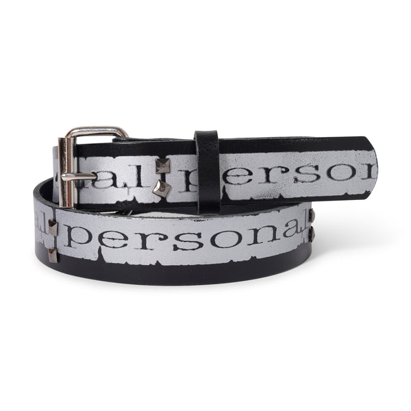 Personal Leather Belt, Black