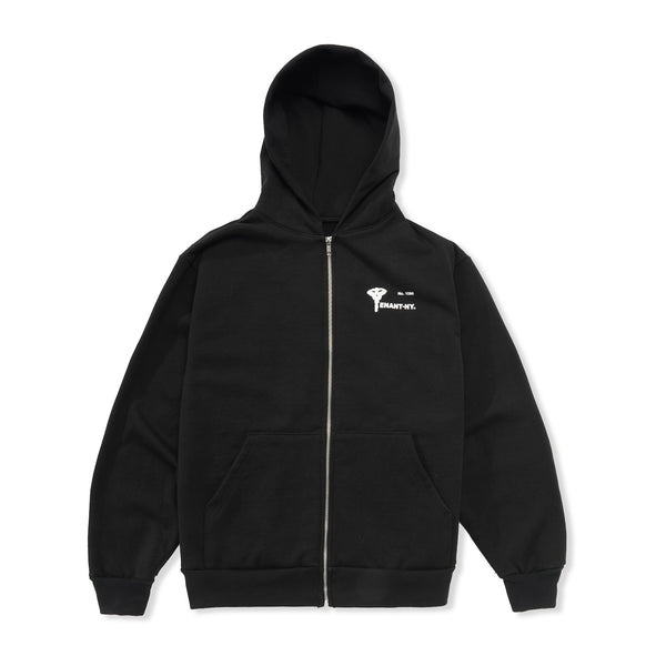 Tenant Integrator Zip-Thru Hood, Black