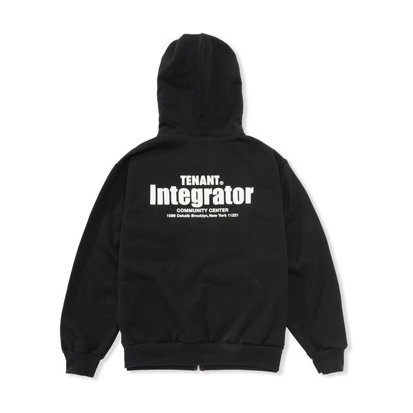 Tenant Integrator Zip-Thru Hood, Black