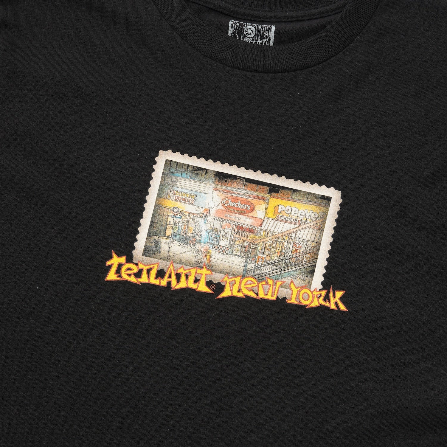 Postcard Tee, Black