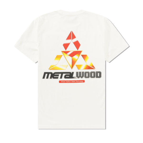 Metalwood Tri-Metal Tee, White
