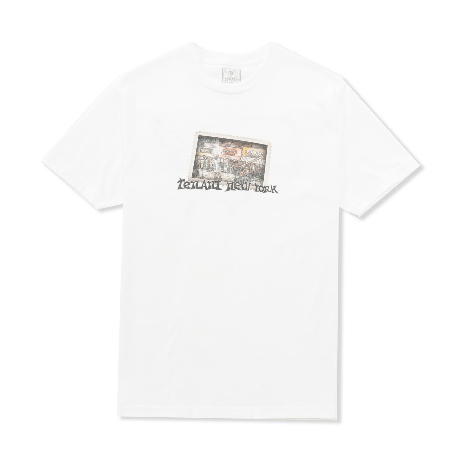 Postcard Tee, White