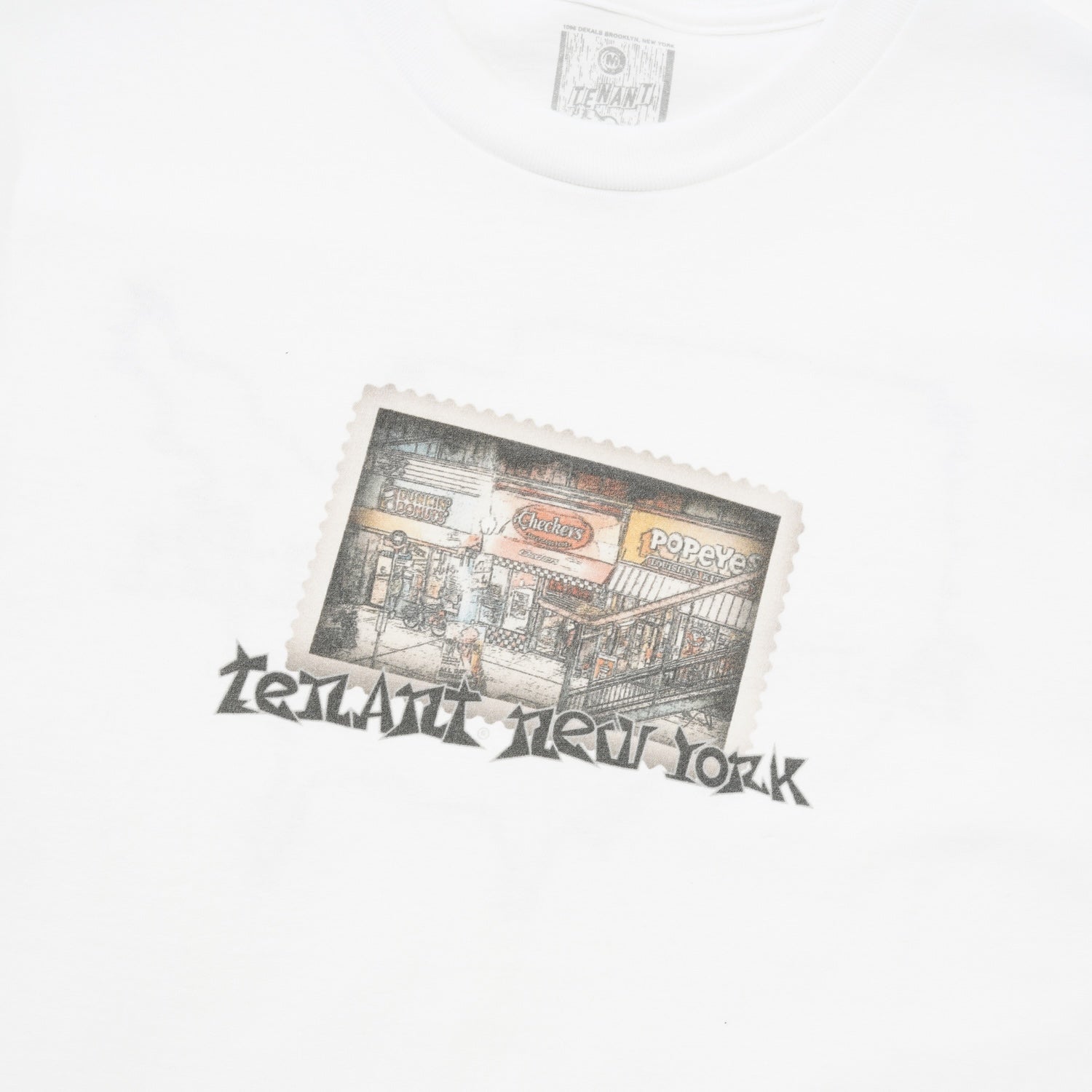 Postcard Tee, White