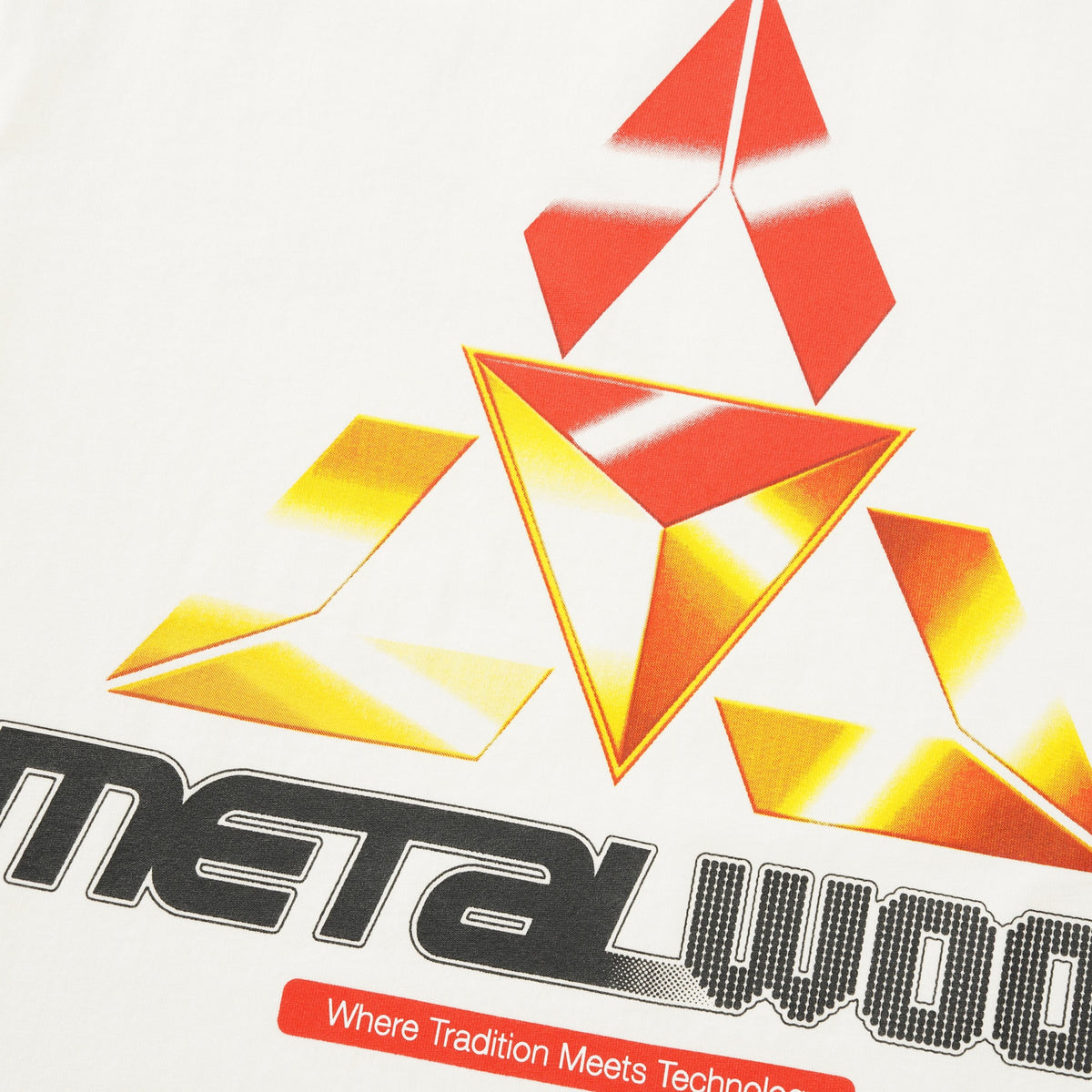 Tri-Metal Tee, White