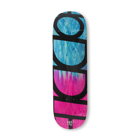 Hoddle Logo Deck, Blue / Pink