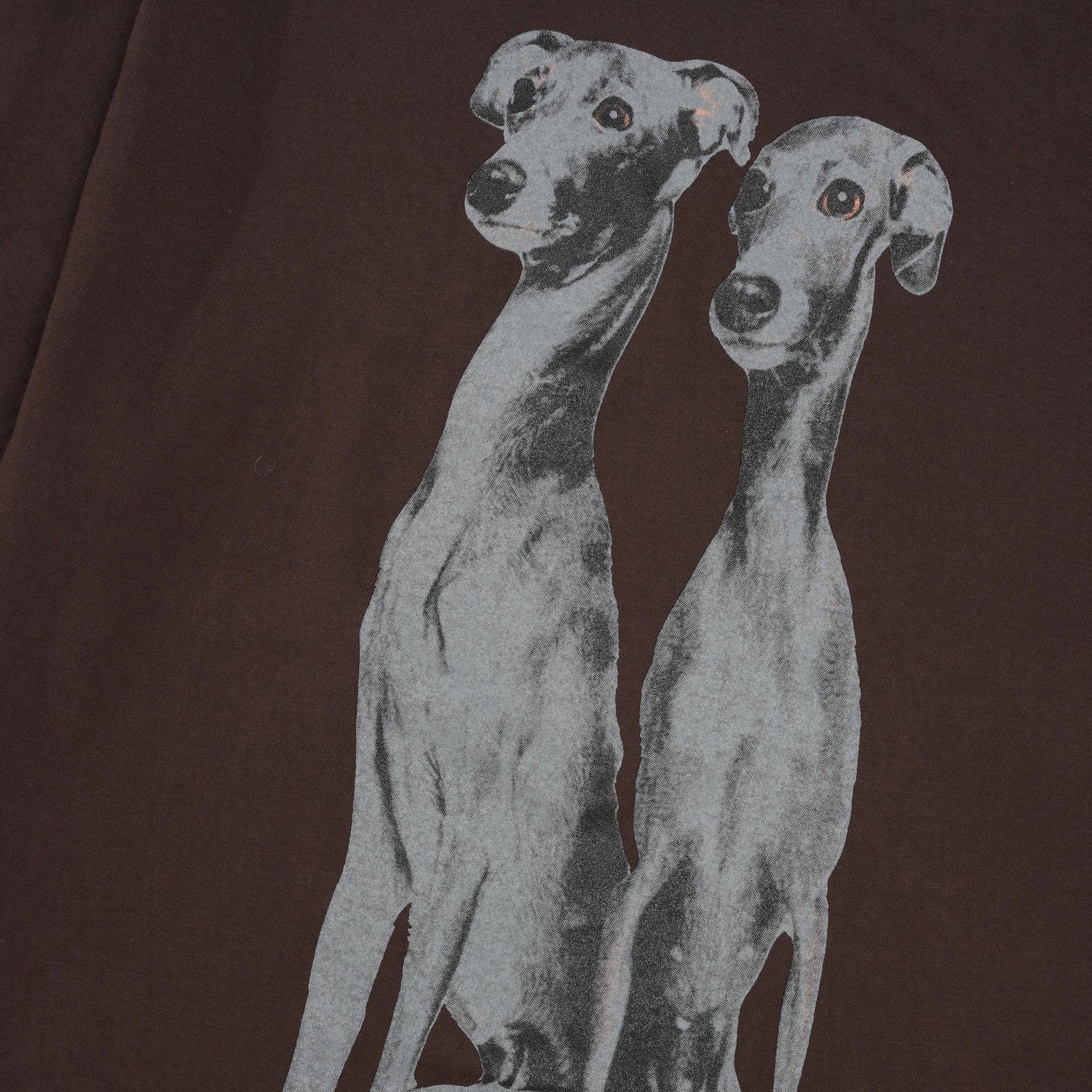 Greyhound Tee, Brown