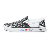 Vans x Punk & Yo Slip On, Black / White