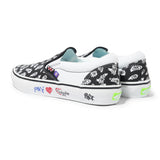 Vans x Punk & Yo Slip On, Black / White