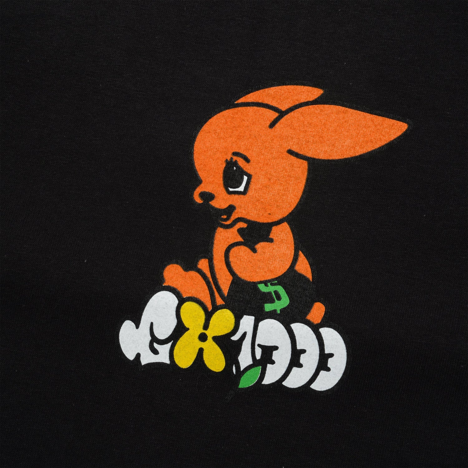 Money Bunny Tee, Black