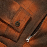Workers Plaid Jacket, Burnt Orange