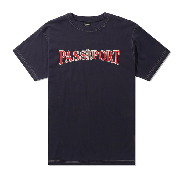 Pass~Port Official Contrast Tee, Washed Navy