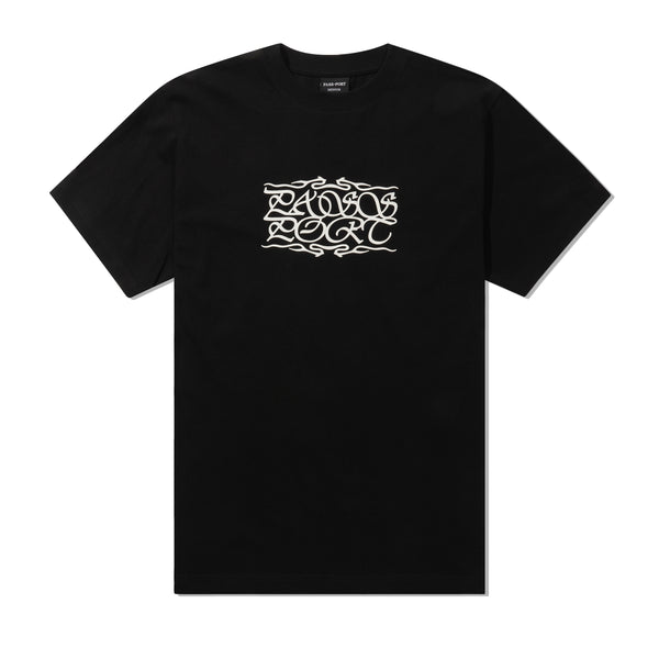 Pass~Port Calligraphy Tee, Black