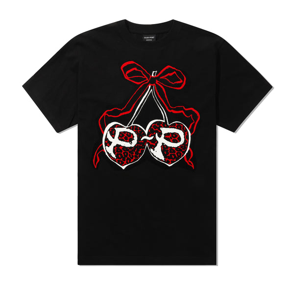 Pass~Port Cherries Tee, Black