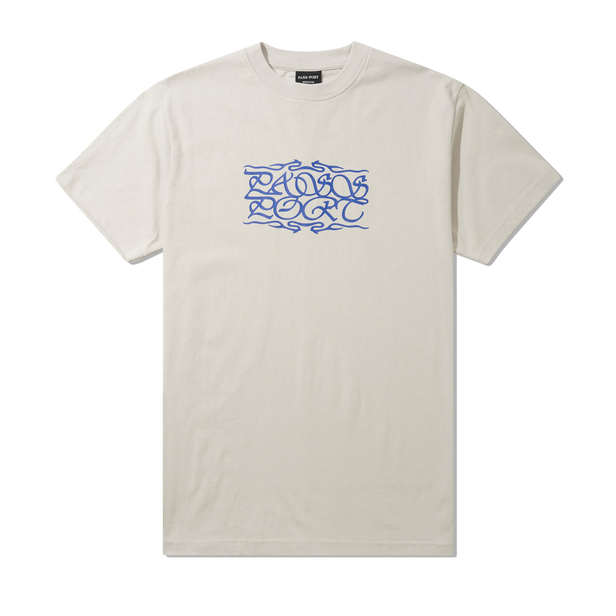 Calligraphy Tee, Oyster Grey