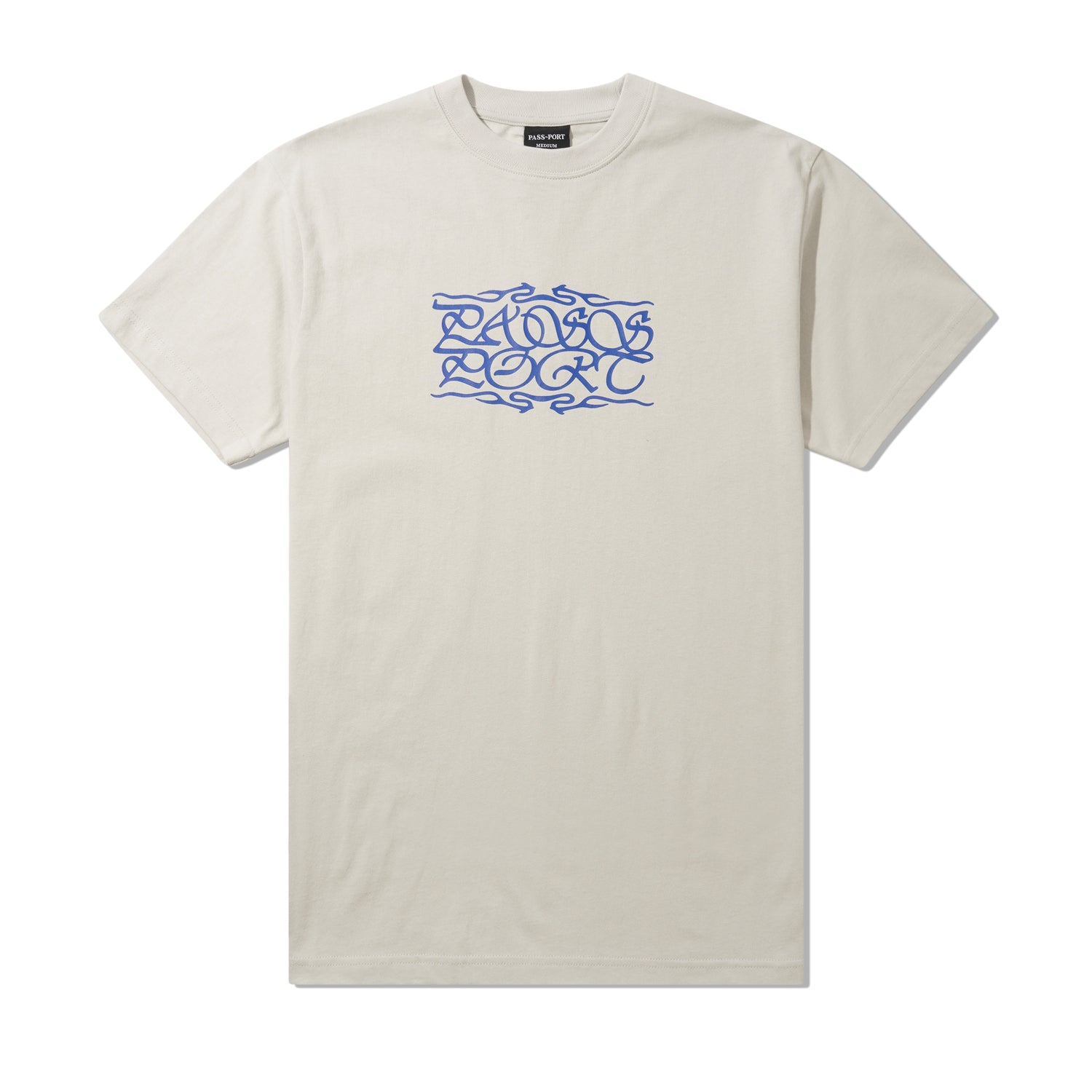 Calligraphy Tee, Oyster Grey