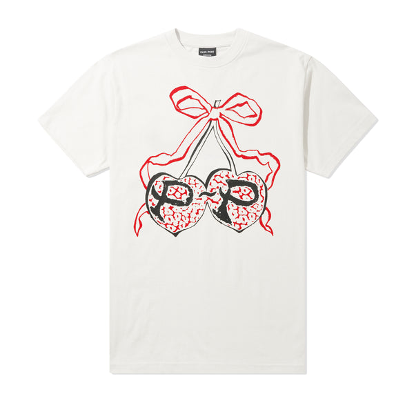 Pass~Port Cherries Tee, White